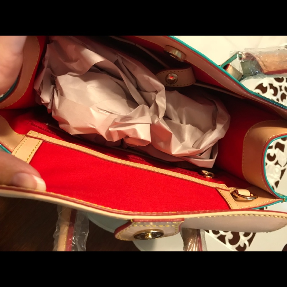Dooney & Bourke Patent Leather Janine Satchel - Picture 6 of 8